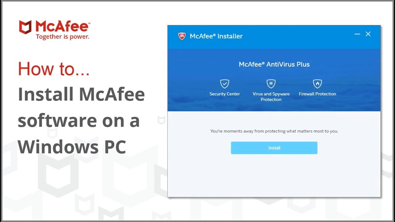 Activate McAfee antivirus on Windows & Mac